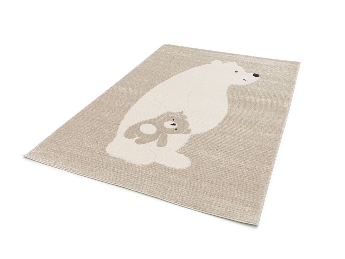 Tapis poils ras BEARO motif abstrait