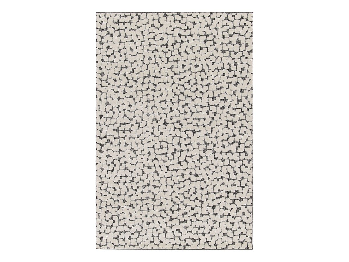 Tapis poils ras CALYRA motif abstrait