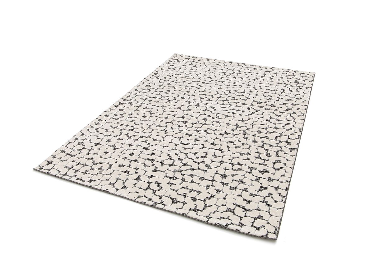 Tapis poils ras CALYRA motif abstrait