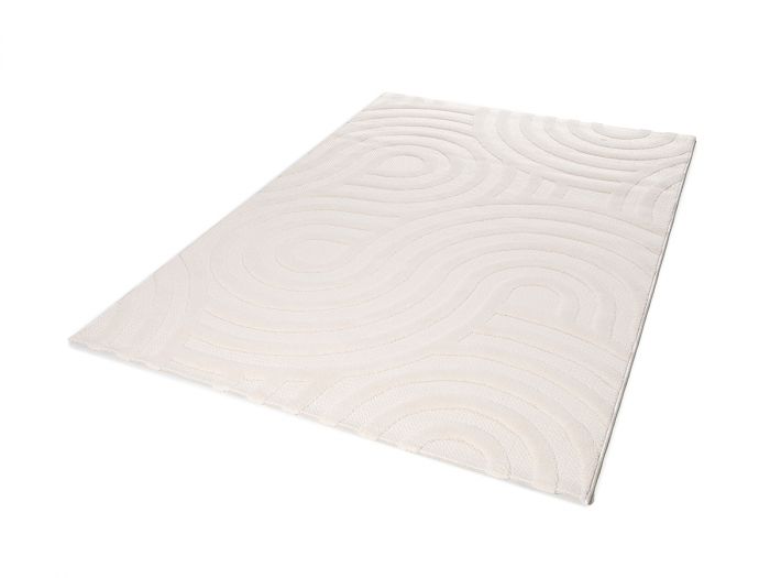 Tapis poils ras JOSIE motif abstrait