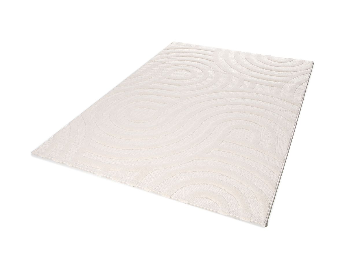 Tapis poils ras JOSIE motif abstrait