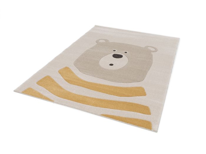 Tapis poils ras BERNIE motif abstrait