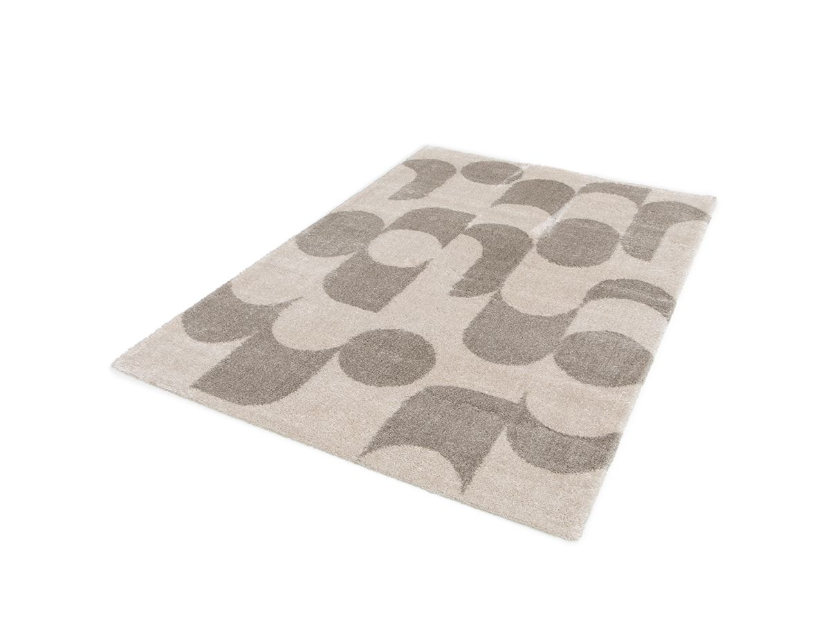 Tapis poils ras ZALON motif abstrait