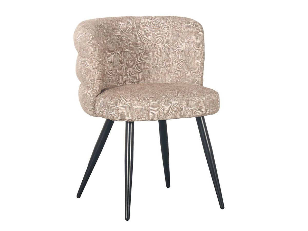 Set van 2 SOLEA stoelen met patroonstof