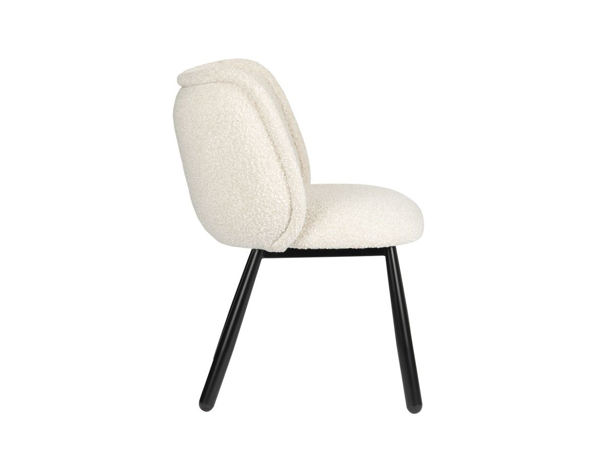 Lot de 2 chaises NALA bouclette blanc — vue 6