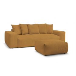 Droit convertible coffre + pouf