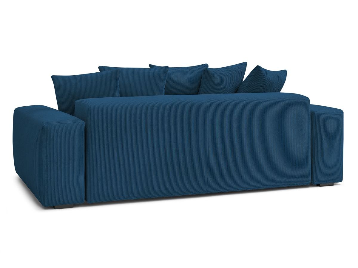 Canapé droit convertible coffre VOLTAIRE avec pouf