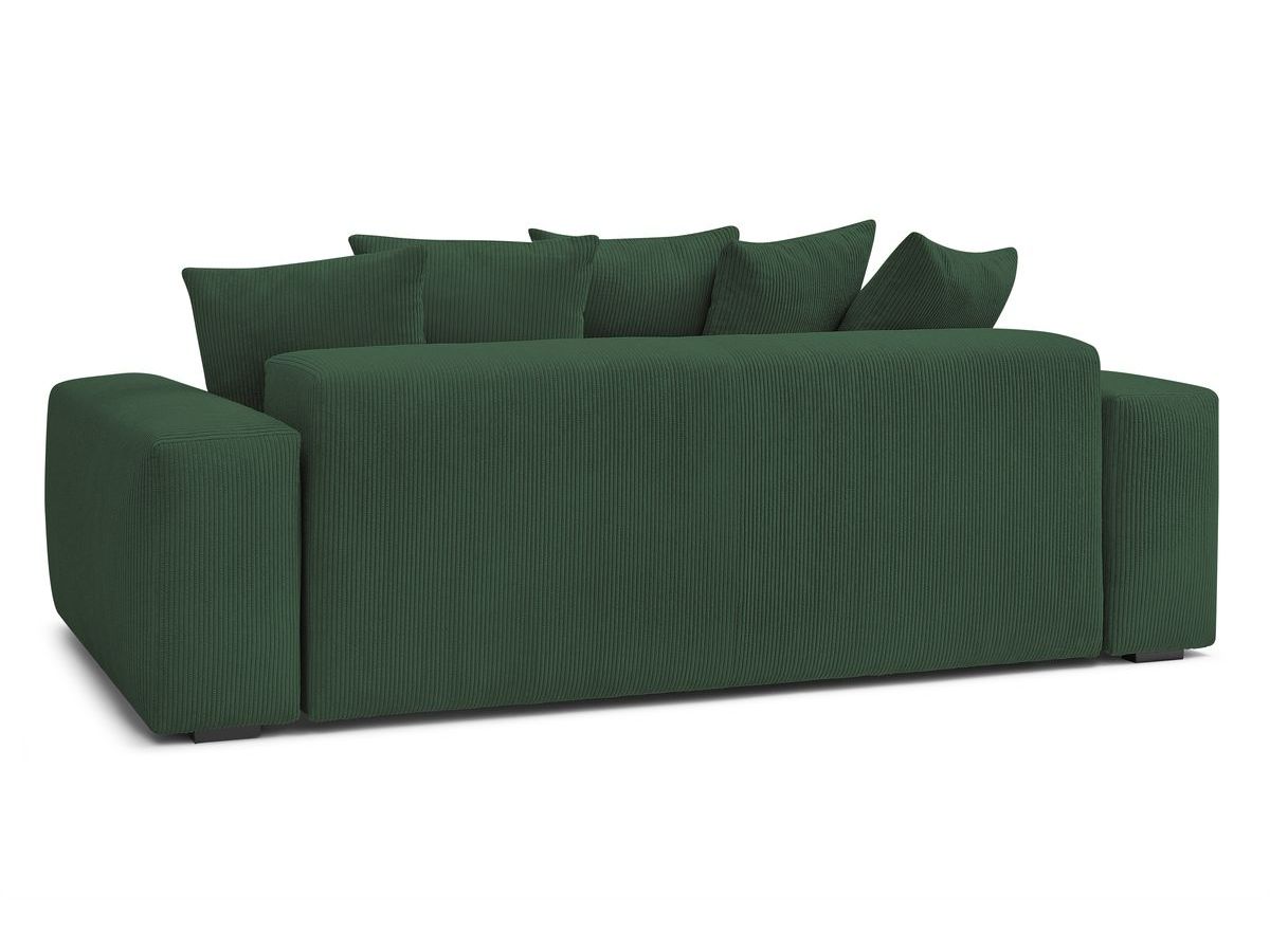 Canapé droit convertible coffre VOLTAIRE avec pouf