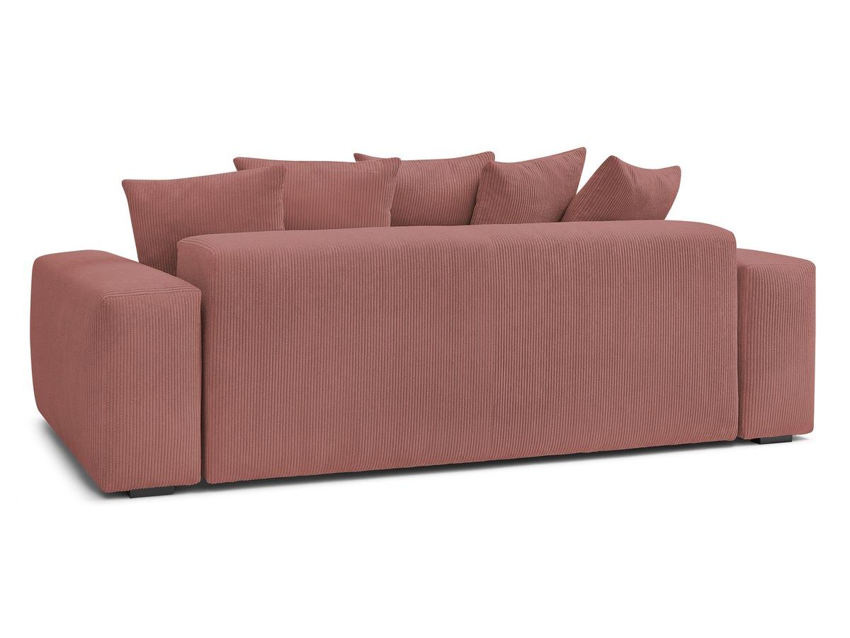 Canapé droit convertible coffre VOLTAIRE avec pouf