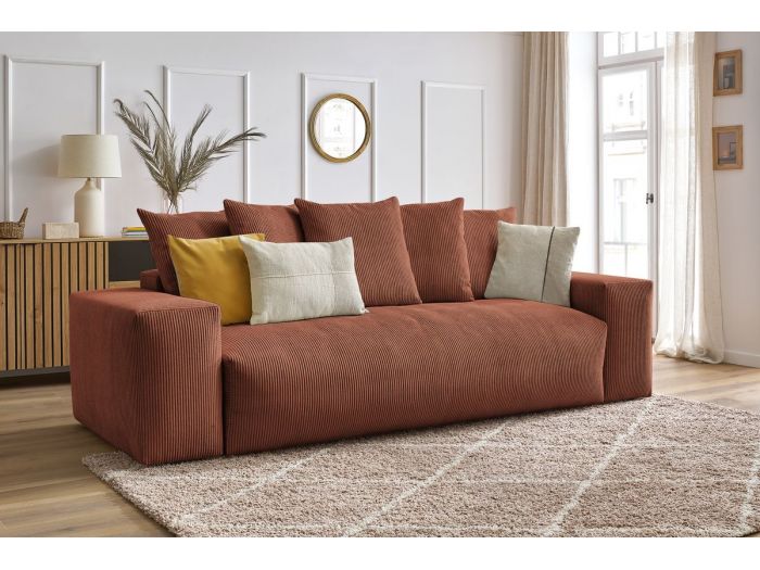 Canapé droit convertible coffre VOLTAIRE