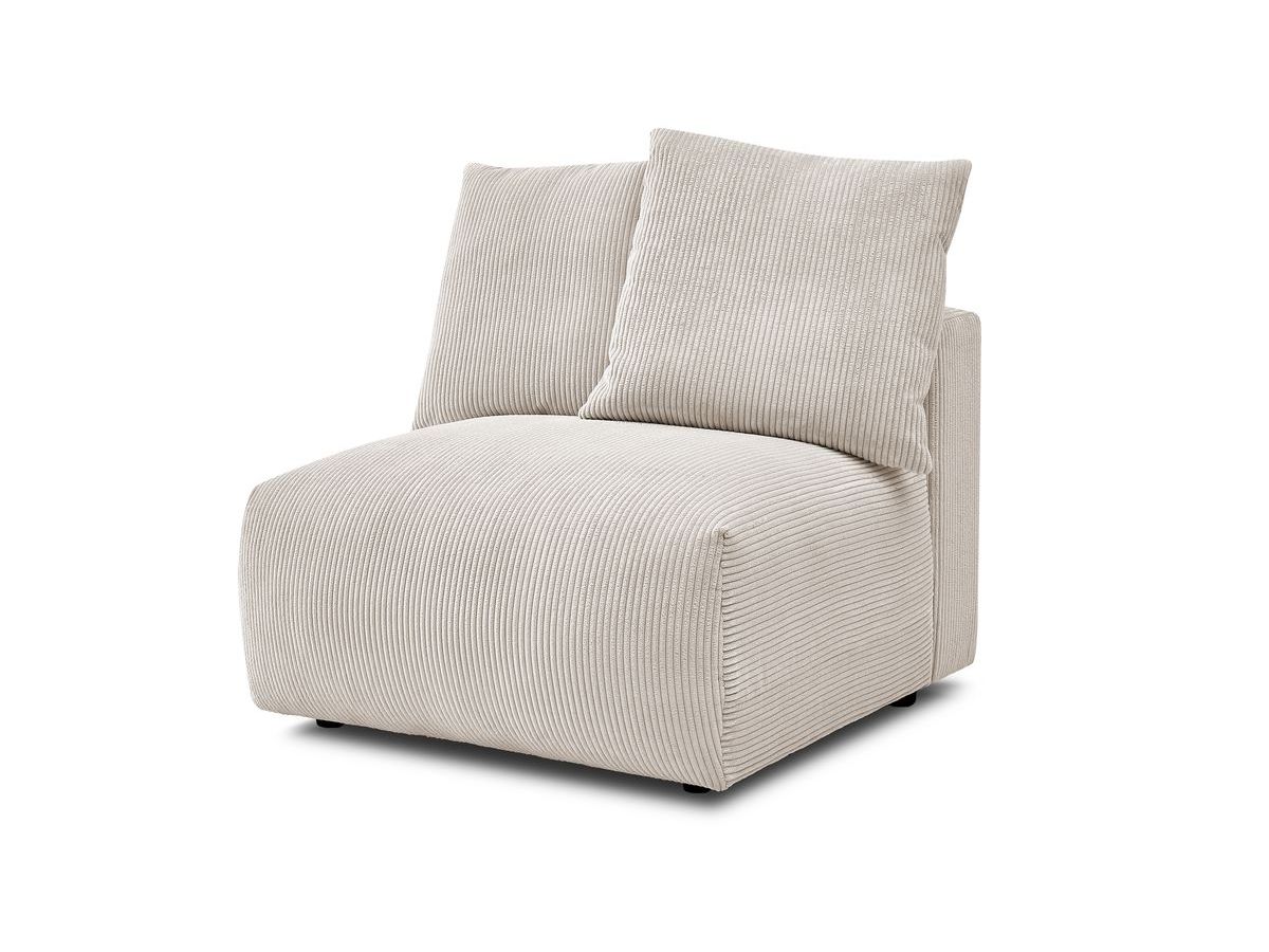 Chauffeuse 1 place sans accoudoir pour canapé modulable VOLTAIRE