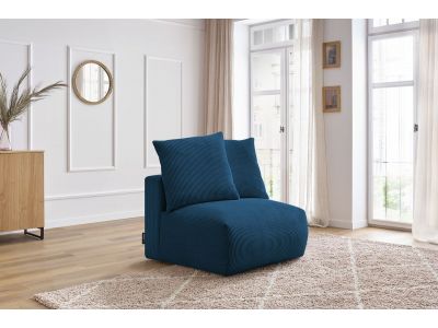 Chauffeuse 1 place sans accoudoir pour canapé modulable VOLTAIRE