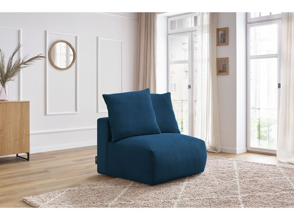 1-zits fauteuil zonder armleuningen voor modulaire bank VOLTAIRE