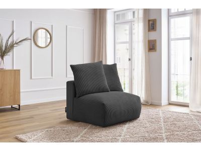 Chauffeuse 1 place sans accoudoir pour canapé modulable VOLTAIRE