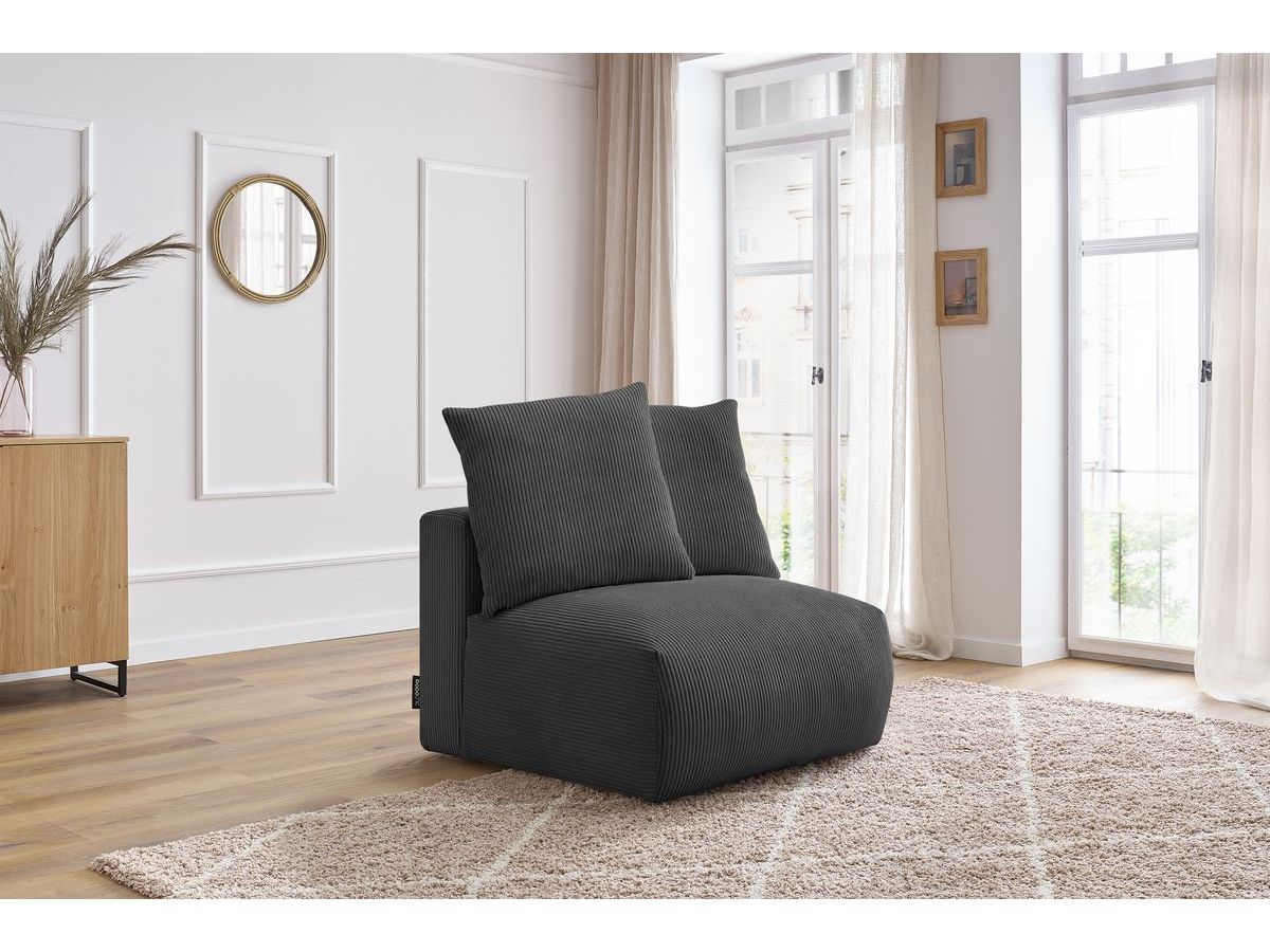 1-zits fauteuil zonder armleuningen voor modulaire bank VOLTAIRE