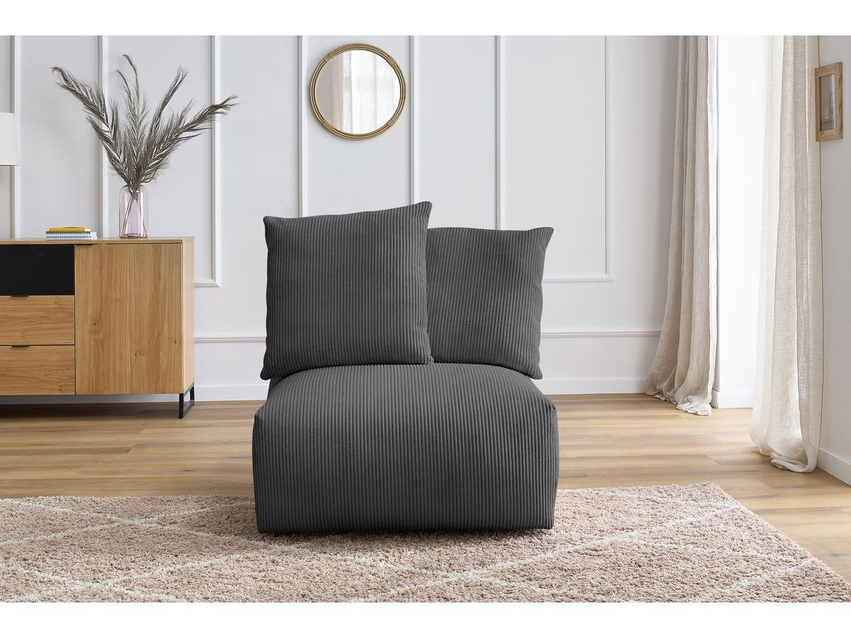 1-zits fauteuil zonder armleuningen voor modulaire bank VOLTAIRE