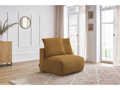 Chauffeuse 1 place sans accoudoir pour canapé modulable VOLTAIRE