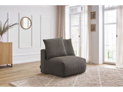Chauffeuse 1 place sans accoudoir pour canapé modulable VOLTAIRE