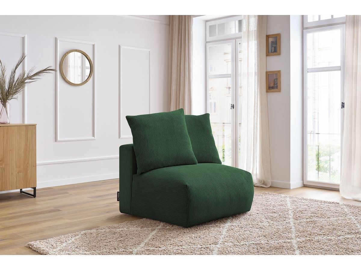 1-zits fauteuil zonder armleuningen voor modulaire bank VOLTAIRE