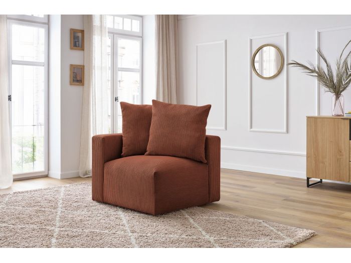 Angle pour canapé modulable ultra moelleux VOLTAIRE