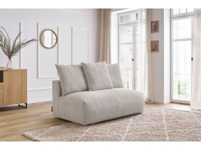 Chauffeuse 2 places sans accoudoir pour canapé modulable VOLTAIRE