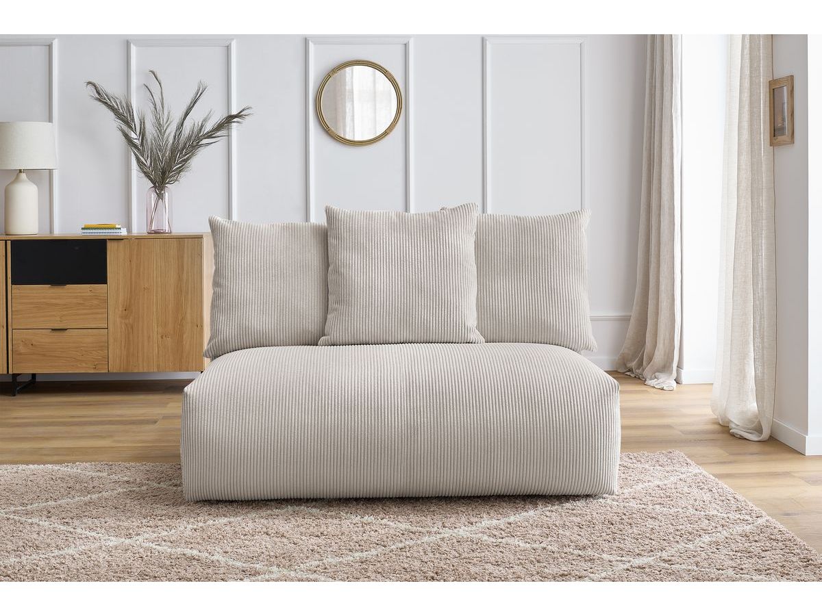 2-zits fauteuil zonder armleuningen voor modulaire bank VOLTAIRE