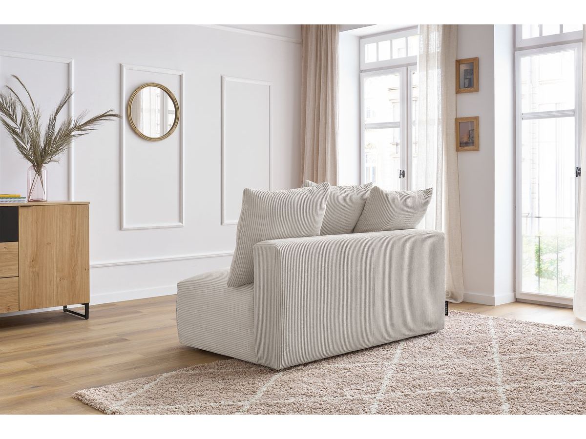 Chauffeuse 2 places sans accoudoir pour canapé modulable VOLTAIRE beige   BOBOCHIC 2 places - Vue supplémentaire 3