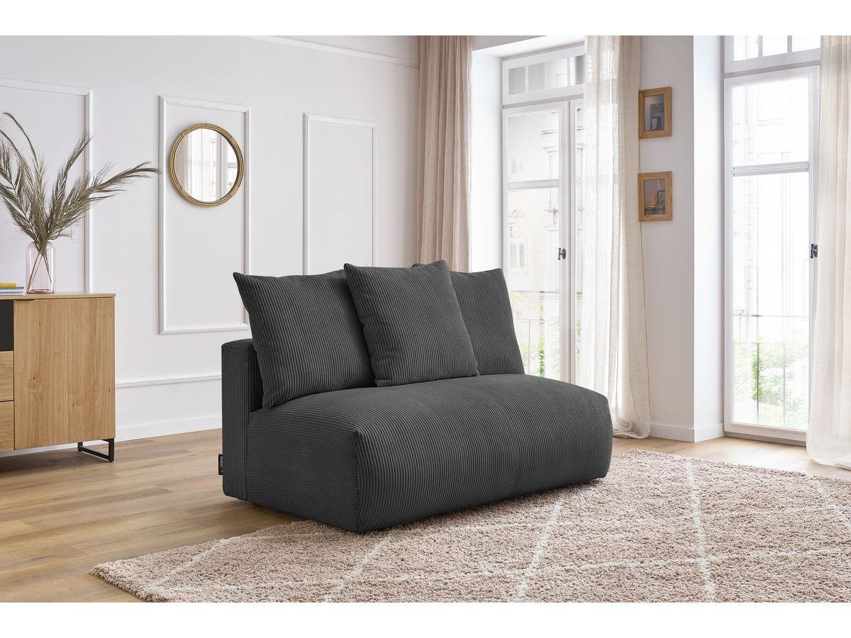 2-zits fauteuil zonder armleuningen voor modulaire bank VOLTAIRE