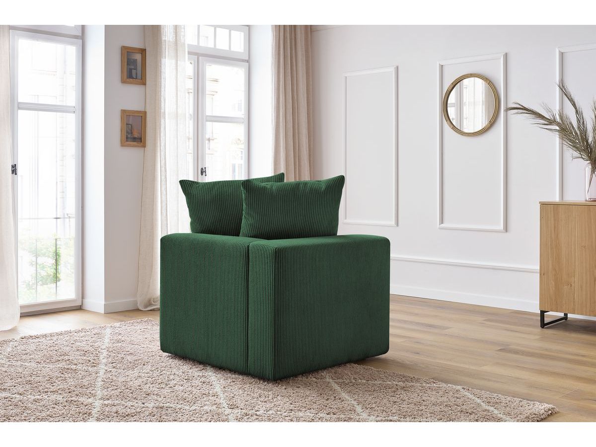 Angle pour canapé modulable VOLTAIRE vert — vue 5