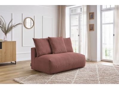Chauffeuse 2 places sans accoudoir pour canapé modulable VOLTAIRE