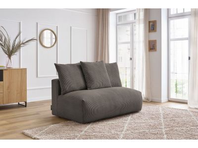 Chauffeuse 2 places sans accoudoir pour canapé modulable VOLTAIRE