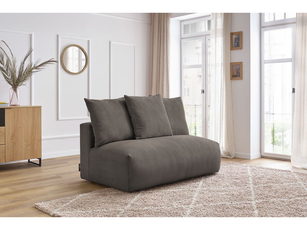 2-zits fauteuil zonder armleuningen voor modulaire bank VOLTAIRE