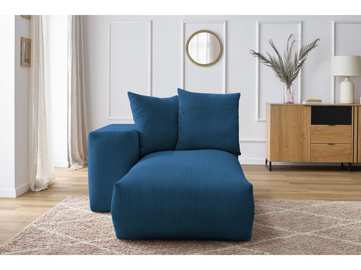 Méridienne avec accoudoir pour canapé modulable VOLTAIRE