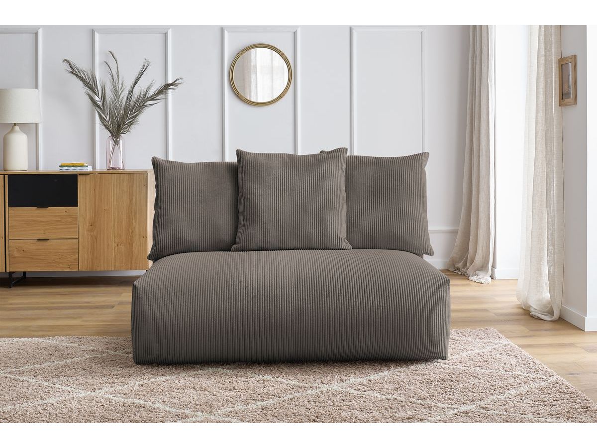 2-zits fauteuil zonder armleuningen voor modulaire bank VOLTAIRE