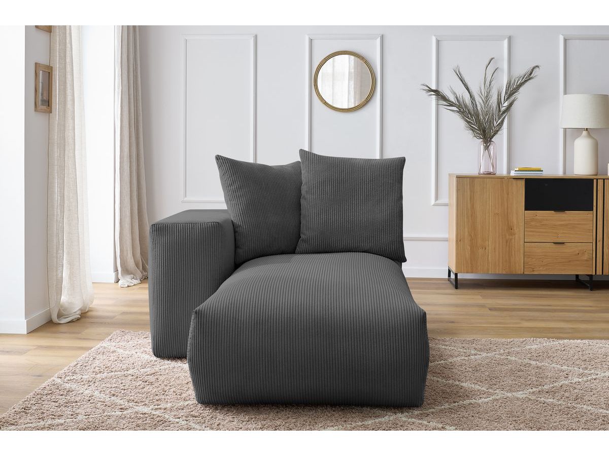 Méridienne avec accoudoir pour canapé modulable VOLTAIRE