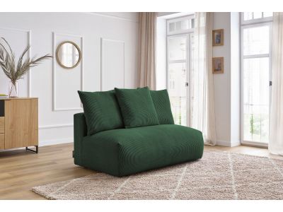 Chauffeuse 2 places sans accoudoir pour canapé modulable VOLTAIRE