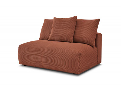 Chauffeuse 2 places sans accoudoir pour canapé modulable VOLTAIRE