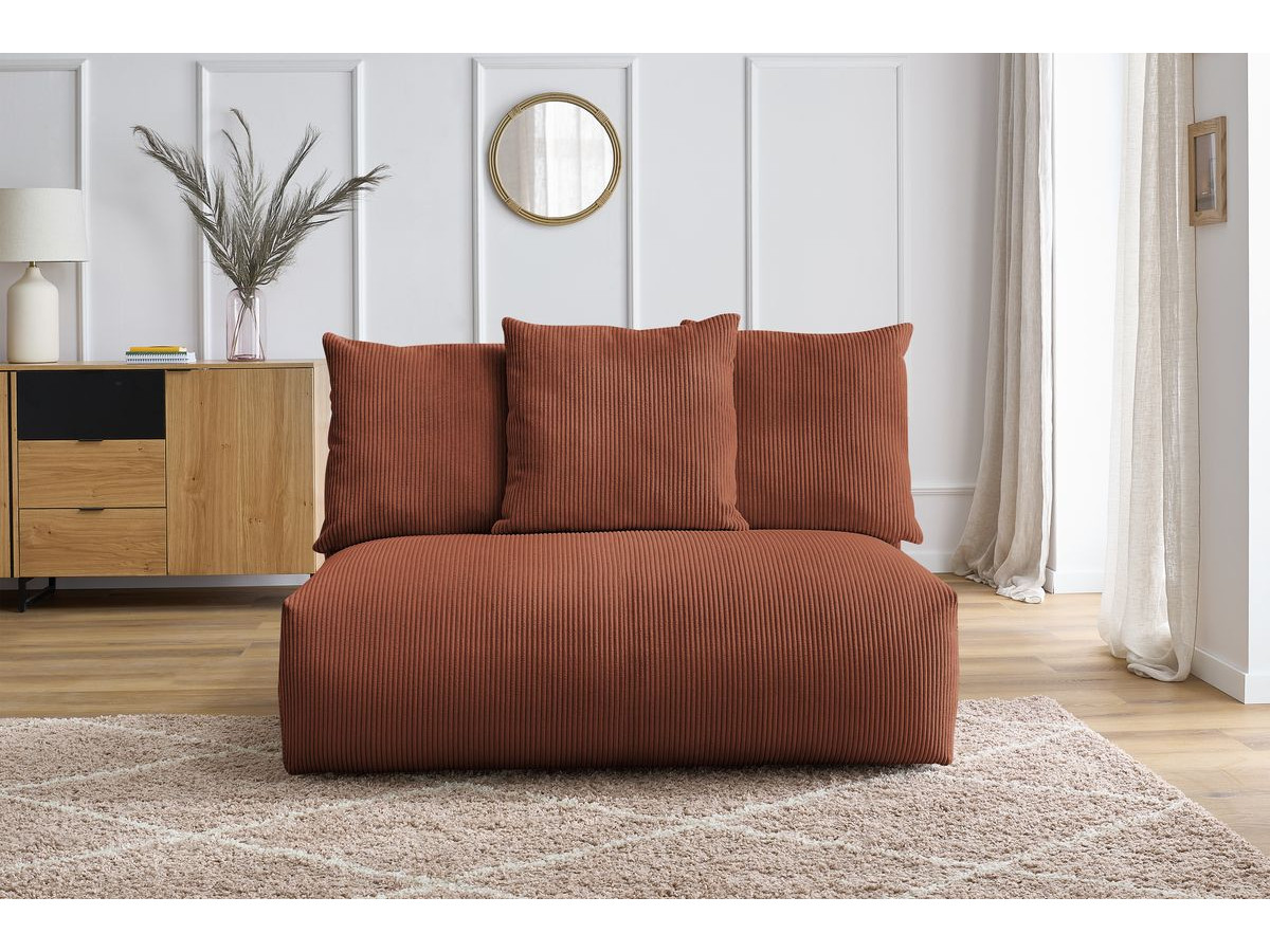2-zits fauteuil zonder armleuningen voor modulaire bank VOLTAIRE