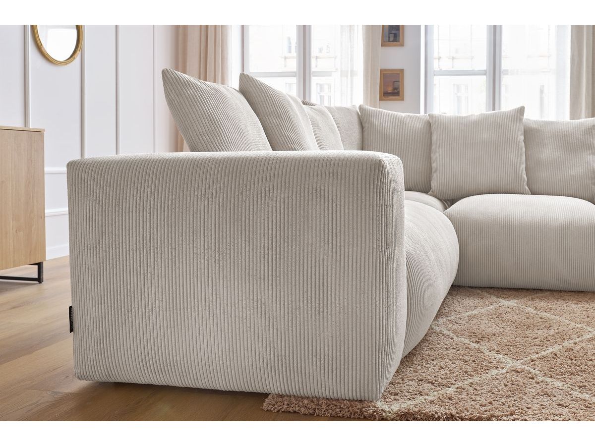 Canapé d'angle modulable VOLTAIRE beige — vue 5