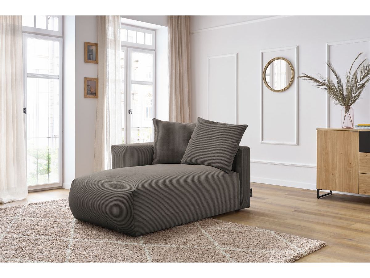 Méridienne avec accoudoir pour canapé modulable VOLTAIRE