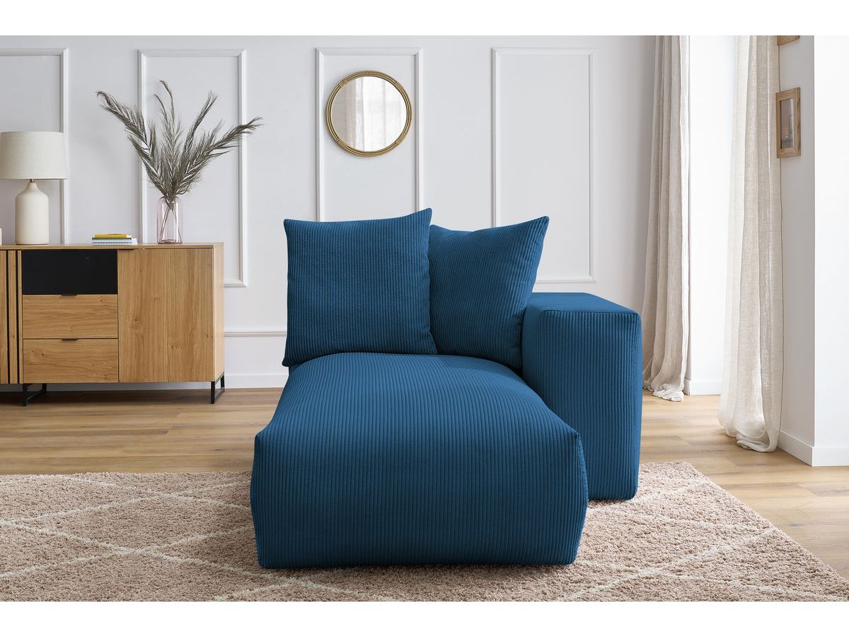 Méridienne avec accoudoir pour canapé modulable VOLTAIRE