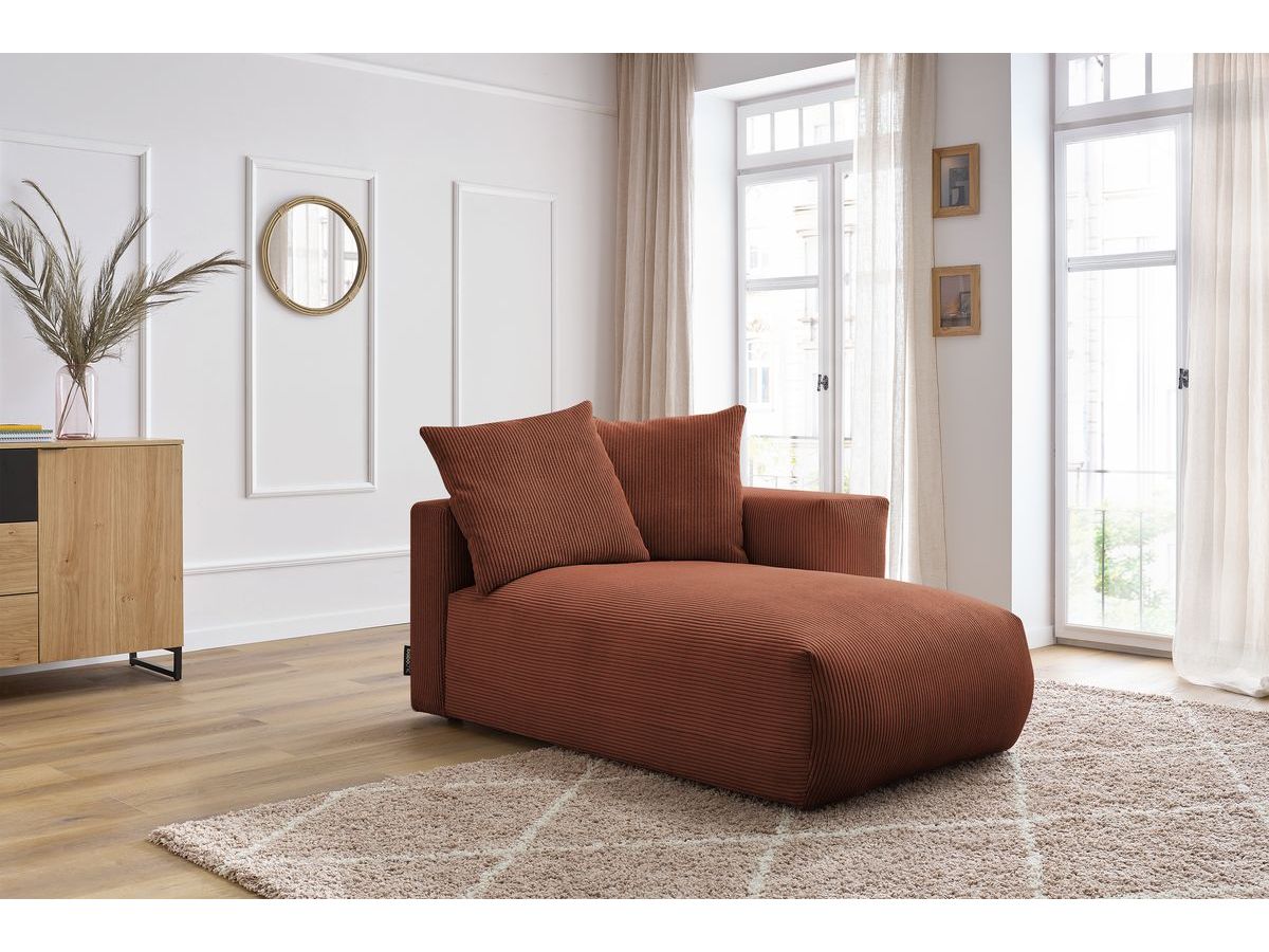 Méridienne avec accoudoir pour canapé modulable VOLTAIRE