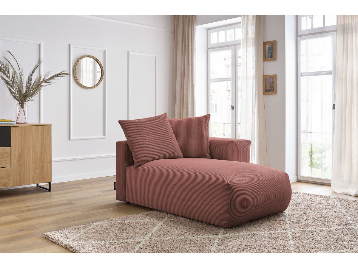 Méridienne avec accoudoir pour canapé modulable VOLTAIRE
