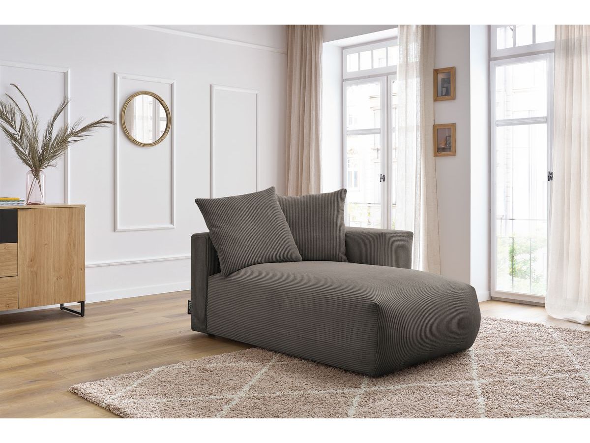 Méridienne avec accoudoir pour canapé modulable VOLTAIRE