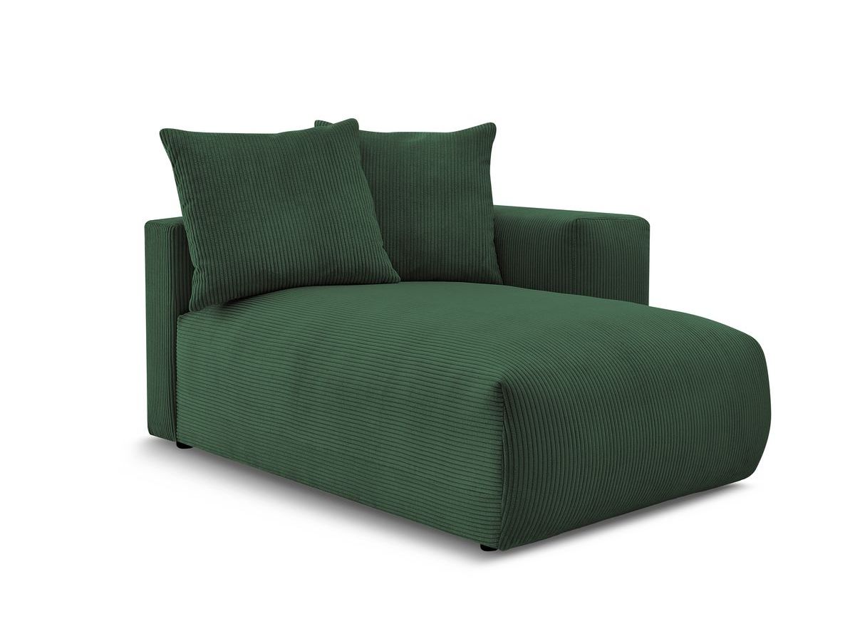Chaise longue met armleuning voor modulaire bank VOLTAIRE