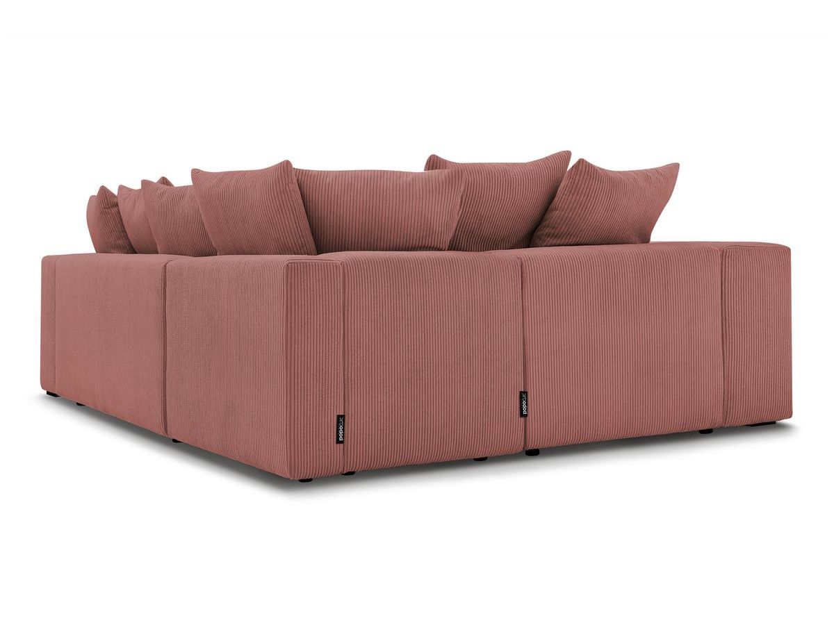 VOLTAIRE modulaire vaste hoekbank met 1 2-zitsbank, 1 hoekbank en 1 1-zitsbank