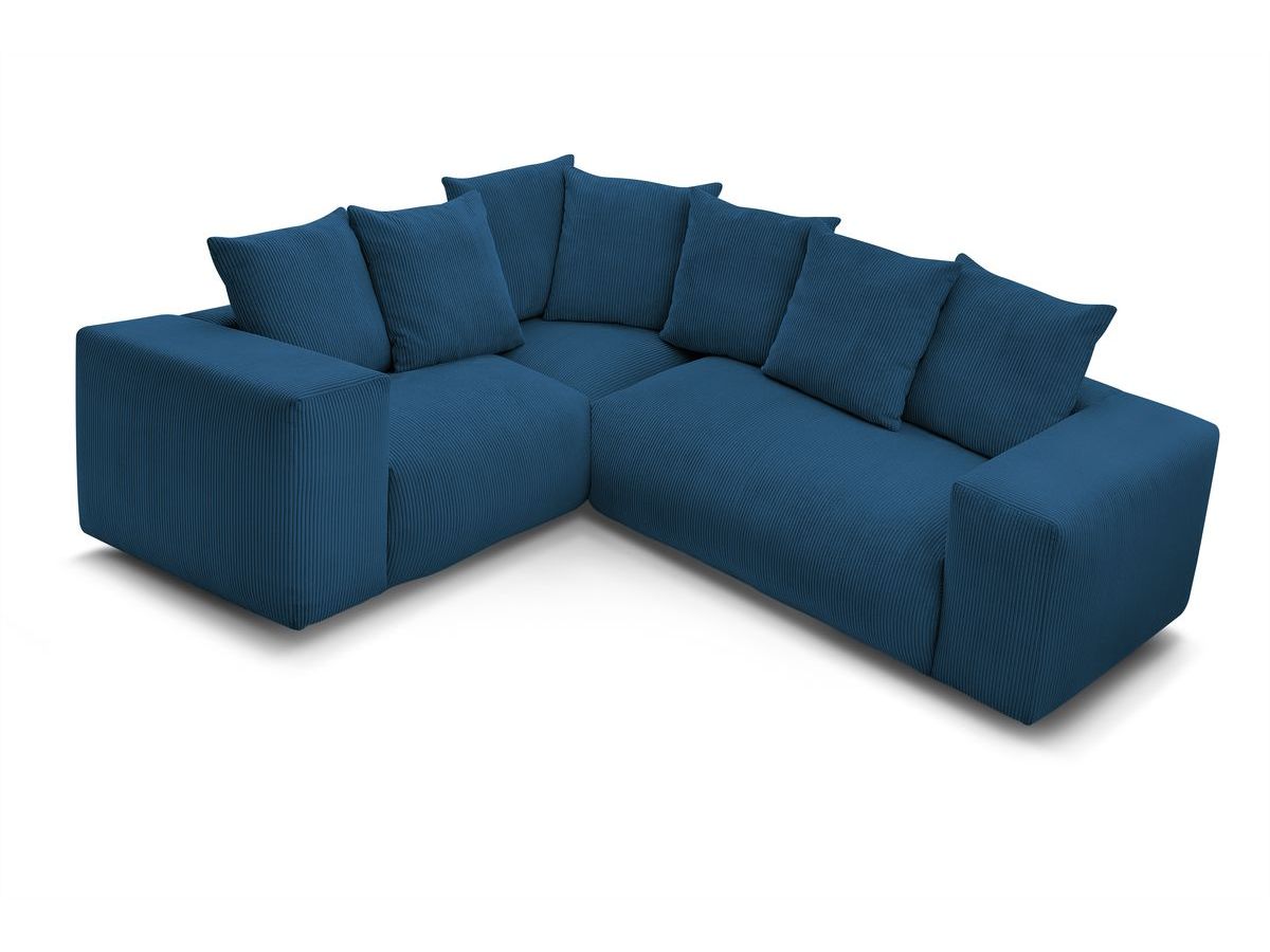 Canapé d'angle fixe modulable VOLTAIRE avec 1 chauffeuse 2 places, 1 angle et 1 chauffeuse 1 place