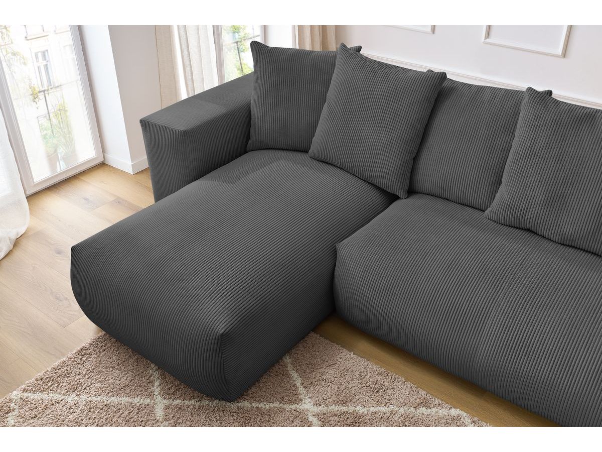 VOLTAIRE modulaire vaste panoramische bank 1 chaise longue, 1 2-zits fauteuil, 1 hoek, 1 1-zits fauteuil