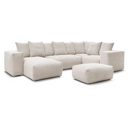 Panoramique fixe modulable + pouf