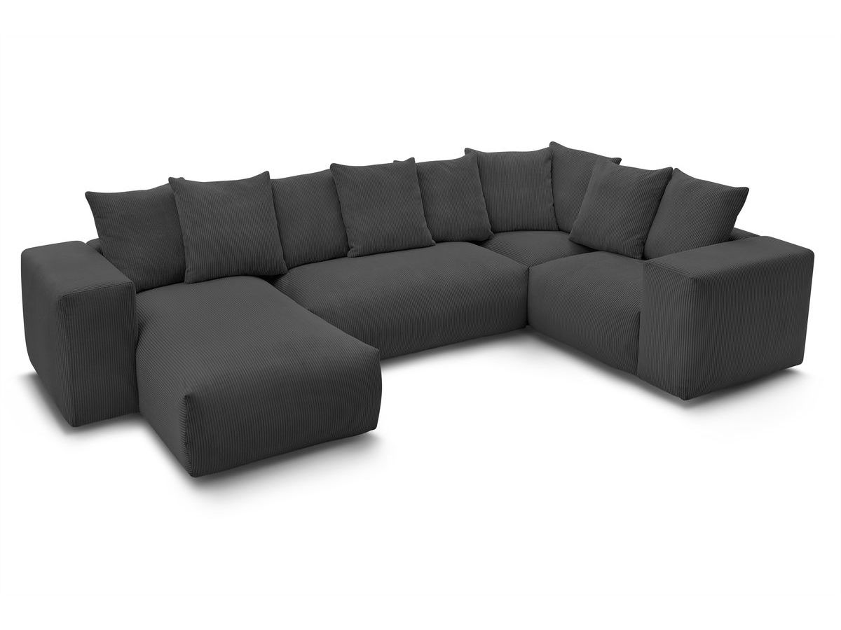 VOLTAIRE modulaire vaste panoramische bank 1 chaise longue, 1 2-zits fauteuil, 1 hoek, 1 1-zits fauteuil
